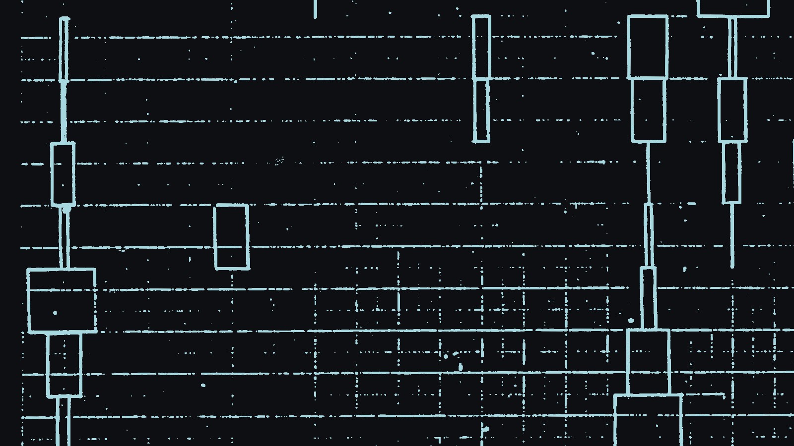 Atgriešanās — a benthic transect chart hand-plotted on graph paper in 1996, recovered from inside the original thesis document